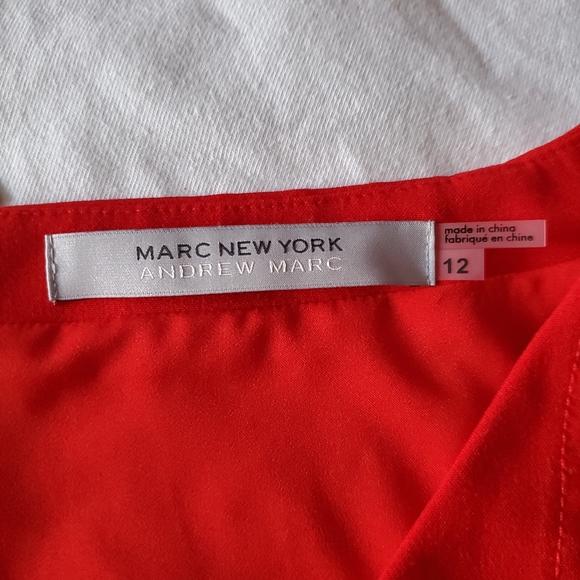 Red dress by Andrew Marc - Picture 3 of 3